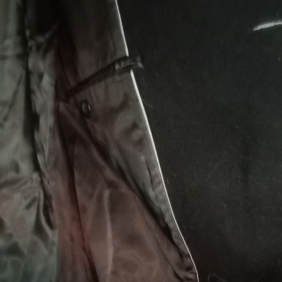 Ralph Lauren Long Wool and Cashmere Coat/44R w/ Leather M Gloves - Picture 6 of 13